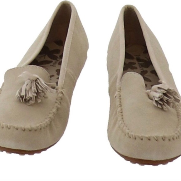 Lands End Suede tasseled Loafers - Picture 3 of 11